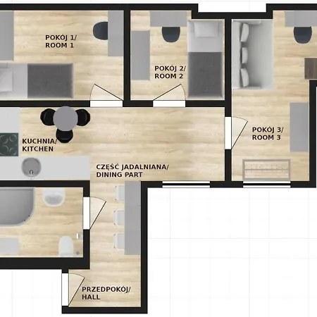 Golden Apartments/Boner5 Apartmán Krakov